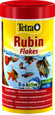 TetraRubin корм для всех видов рыб, усиление окраса 250 мл 767362 фото