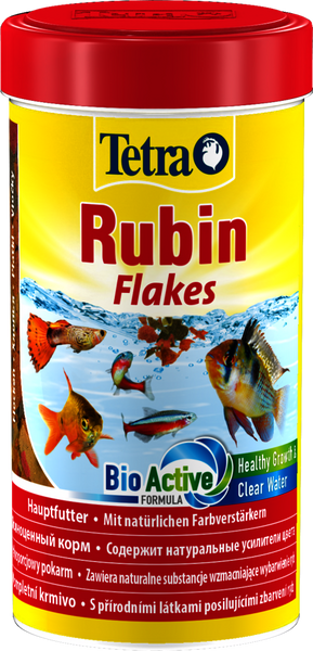 TetraRubin корм для всіх видів риб, посилення забарвлення 250 мл 767362 фото