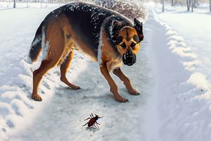 Опасность блох и клещей для собак зимой: как бороться с паразитами в холодный период года фото