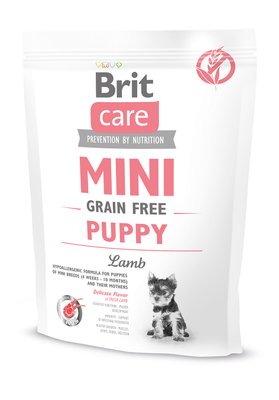 Brit Care Mini Grain Free Puppy беззерновой гипоаллергенный корм для щенков миниатюрных пород, 400 г 170774/520145 фото