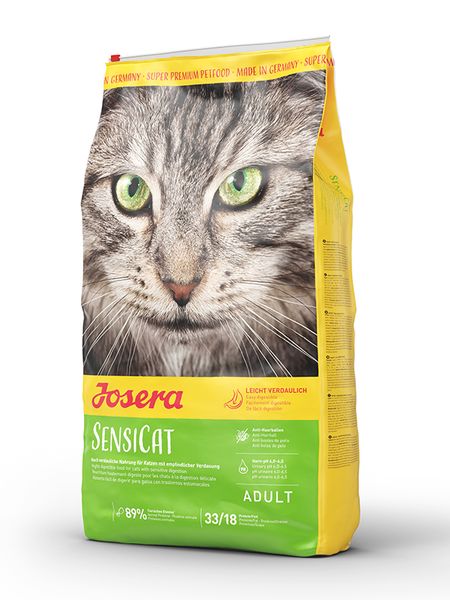 Josera SensiCat суперпреміальний корм для котів з чутливим травленням, 10 кг 50003279 фото