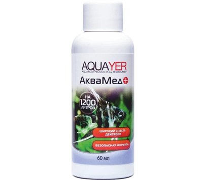 Aquayer АкваМед лікарський препарат широкого спектру дії 60 мл AM60 фото
