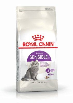 Royal Canin Sensible корм для котов с чувствительным пищеварением, 2 кг 2521020/702317 фото