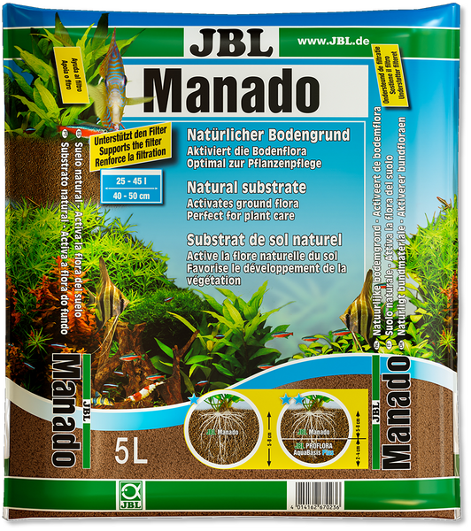 JBL Manado спеціальний ґрунт для акваріумів з живими рослинами 5 л 67023 фото