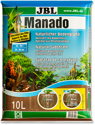 JBL Manado  спеціальний ґрунт для акваріумів з живими рослинами 10 л 67024 фото