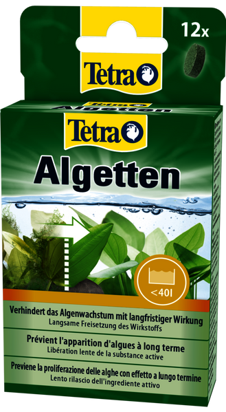 Tetra Algetten засіб для знищення водоростей у акваріумі, 12 таблеток. 140349 фото