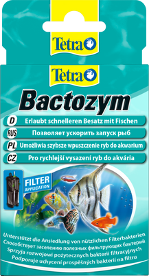 Tetra Bactozym капсулы с питательной средой для полезных бактерий, 10 капсул 140257 фото