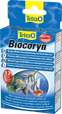 Tetra Biocoryn кондиціонер від забруднень для морських і прісноводних акваріумів, 12 шт. 146860 фото