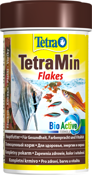 TetraMin основной корм в хлопьях для всех видов рыб 100 мл 762701 фото