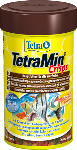 TetraMin Crisps основной корм в чипсах для всех видов рыб 100 мл 139626 фото