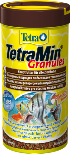TetraMin Granules основной корм в гранулах для всех видов рыб, 250 мл 139749 фото