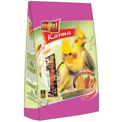 Vitapol (Витапол) Karma полнорационный корм для средних попугаев (нимф) 0221/17632 фото
