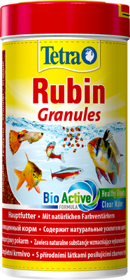 TetraRubin Granules гранулированный корм для всех видов рыб для усиления окраса 139800 фото