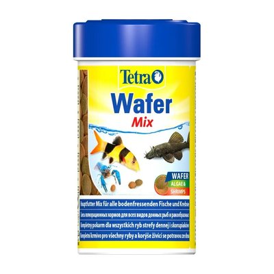 TetraWafer Mix полноценный корм для донных рыб и ракообразных 100 мл 140066 фото