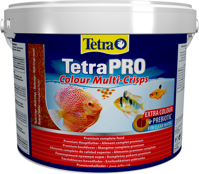 TetraPro Colour полноценный корм в чипсах, улучшающий окрас, для всех видов рыб 10 л 140516 фото