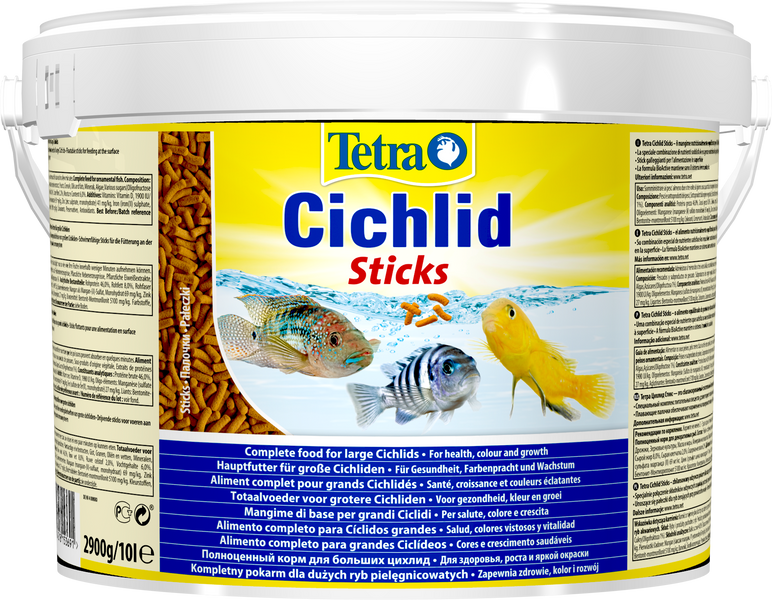 TetraCichlid Sticks збалансований корм для цихлід 10 л 153691 фото