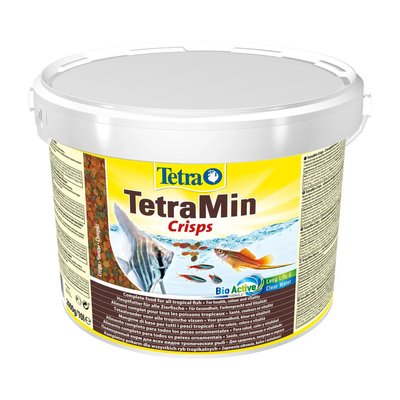 TetraMin Crisps основной корм в чипсах для всех видов рыб 10 л 139497 фото