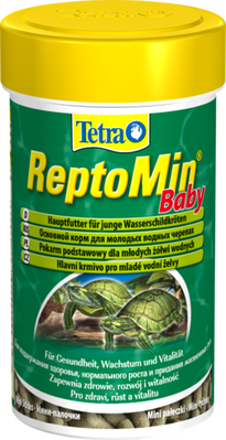 Основний корм для маленьких водних черепах Tetra ReptoMin Baby, 100 мл 140158 фото