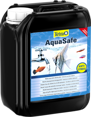 Tetra AquaSafe засіб для видалення хлору з акваріумної води 5 літрів 704183 фото