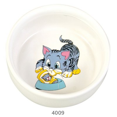 Trixie Keramiknapf с рисунком миска керамическая для кошек 300 мл/11 см 4009 фото